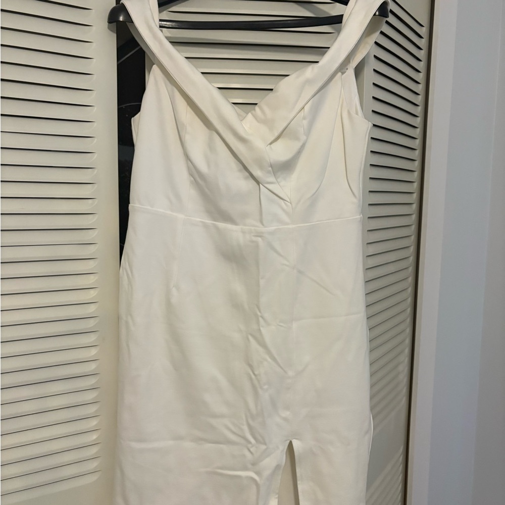 Lulu's Cream Sleeveless Dress